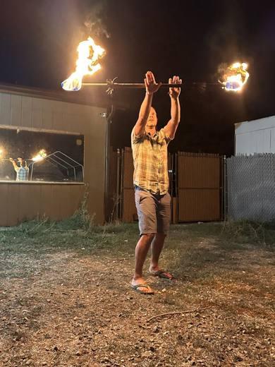First flame